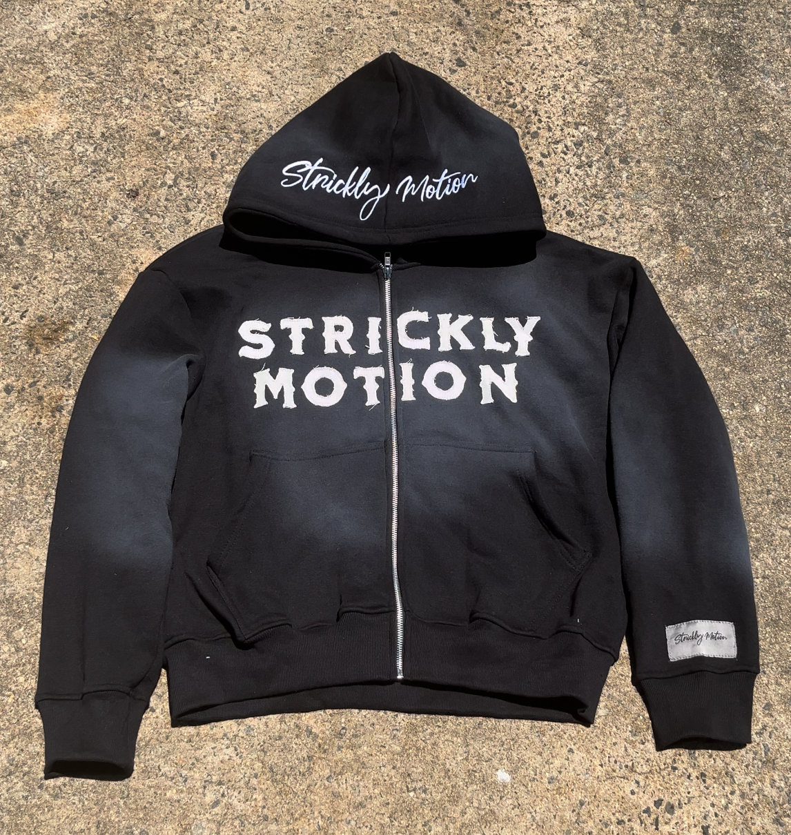 Strickly Motion Zipup - Black